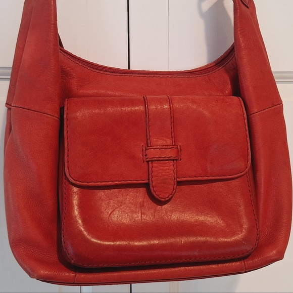 Great American Leatherworks red shoulder bag - Picture 2 of 7